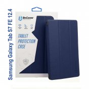 Чохол для планшета BeCover for Samsung Galaxy Tab S7 FE 12.4 SM-T735 - Smart Case Deep Blue (706700)
