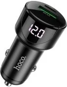 Автомобільний зарядний пристрій Hoco Z42 Light Road Black (Z42 Black)