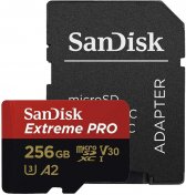 Карта пам'яті SanDisk Extreme Pro V30 Micro SDXC 256GB with SD (SDSQXCD-256G-GN6MA)