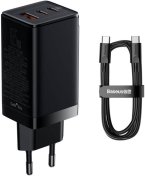 Зарядний пристрій Baseus GaN 3 Pro 65W Black with Type-C 100W cable (CCGP050101)