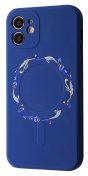 Чохол WAVE for Apple iPhone 11 - Minimal Art Case with MagSafe Blue/Wreath (37135_blue/wreath)