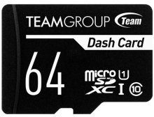 Карта пам'яті Team Dash Micro SDXC 64GB with adapter (TDUSDX64GUHS03)