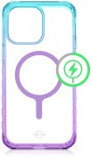 Чохол iTSkins for iPhone 14 Pro SUPREME R PRISM with MagSafe light blue and light purple (AP4X-SUPMA-LBLP)