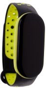Ремінець Climber for Xiaomi Mi Band 7 - Silicone Two-color Black green