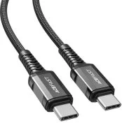 Кабель Acefast C1-03 3A Type-C / Type-C 1.2m Black (AFC1-03B)