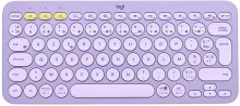 Клавіатура Logitech K380 Multi-Device US/UKR Lavender Lemonade (920-011166)
