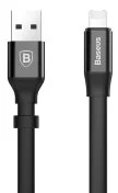Кабель Baseus Portable Cable AM / Lihgtning/MicroUSB 0.23m Black (CALMBJ-01)