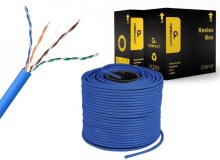 Мережевий кабель Cablexpert Cat.5e UTP 4x2x0.5 CCA 305m Blue (UPC-5004E-SOL-B)