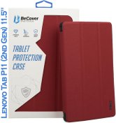 Чохол для планшета BeCover for Lenovo Tab P11 2nd Gen TB-350FU - Smart Case Red Wine (708685)