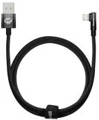 Кабель Baseus MVP 2 Elbow-shaped 2.4A AM / Lightning 1m Black (CAVP000001)