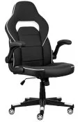 Крісло 2E Hebi Black/White (2E-GC-HEB-BKWT)