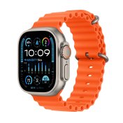 Смарт годинник Apple Watch Series Ultra 2 GPS 49mm Titanium Case with Orange Ocean Band (MREH3)