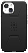 Чохол UAG for Apple iPhone 15 - Civilian Magsafe Black (114287114040)