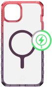Чохол iTSkins for iPhone 15 Supreme R Prism with MagSafe Light pink and grey  (AP5N-SUPMA-LPGR)