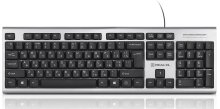 Клавіатура Real-EL Standard 507 Silver (EL123100046)