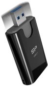 Кардрідер Silicon Power Combo SD/MicroSD Black (SPU3AT3REDEL300K)