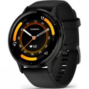 Смарт годинник Garmin Venu 3 Slate Stainless Steel Bezel with Black Case and Silicone Band (010-02784-01)