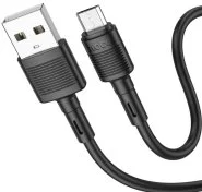 Кабель Hoco X83 2.4A AM/MicroB 1m Black (6931474770882)