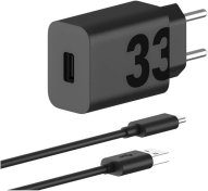 Зарядний пристрій Motorola 33W Black with AM / Type-C  (PG38C06448)