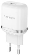 Зарядний пристрій BOROFONE BA36A 18W White  (BA36AW)