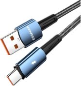 Кабель Essager Sunset 120W AM / Type-C 1m Blue  (EXC120-CG03-P)