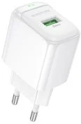 Зарядний пристрій BOROFONE BAS42A QC3.0 18W Potential White (6941991113789)