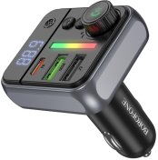 FM-Трансмітер + АЗП BOROFONE BC50 Ascenso 38W Black (6941991115257)