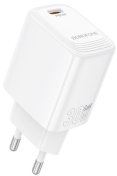 Зарядний пристрій BOROFONE BN28 Fuente 30W White  (6941991120299)