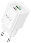 Зарядний пристрій Hoco C147A Charm QC3.0 PD 20W White (6942007630276)