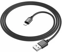 Кабель BOROFONE BX87 Sharp 20W AM / Lightning 1m Black (6974443389005)