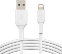 Кабель Belkin PVC 12W AM / Lightning 1m White 2 Pack  (CAA001BT1MWH2PK)