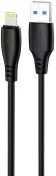 Кабель Proove Simple Silicone 2.4A AM / Lightning 1m Black (CCSS12001101)