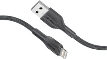 Кабель Promate xCord-Ai200 2A AM / Lightning 2m Black (6959144067278)