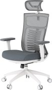 Крісло OfficePro Balance OC550-W-DG-DG White/Dark Gray