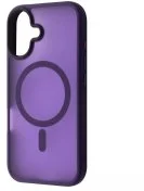 Чохол WAVE for Apple iPhone 16 Plus - Matte Insane Case with Magnetic Ring Deep Purple (59343_deep_purple)