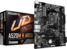 Материнська плата Gigabyte A520M H ARGB