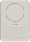 Батарея універсальна Belkin BoostCharge Slim 5000mAh 15W Qi2 7.5W Sand (BPD020HQSA)