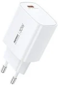 Зарядний пристрій Remax GaN Fast Charger PD 30W White (6954851247203)