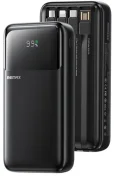 Батарея універсальна Remax FCP-2 20000mAh 22.5W Black built-in Cable (6954851247005)