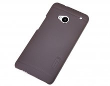 Чохол Nillkin для HTC ONE (M7) - Super Frosted Shield коричневий