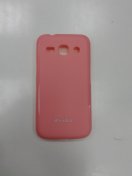 Чохол Melkco для Samsung G350/Advance - Poly Jacket TPU рожевий 