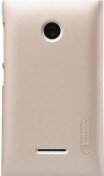 Чохол Nillkin для Microsoft Lumia 532 - Super Frosted Shield золотий