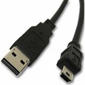 Кабель USB ATcom AM / Mini USB 5pin 0.8 м чорний