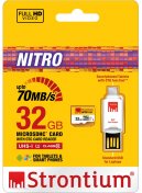 Карта пам'яті Strontium Nitro Micro SDHC 32 ГБ (SRN32GTFU1T)