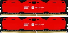 Пам’ять GoodRam Iridium Red DDR4 2x4 ГБ (IR-R2400D464L15S/8GDC)