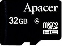 Карта пам'яті Apacer Micro SDHC 32GB AP32GMCSH4-RA