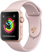 Смарт годинник Apple Watch Series 3 A1858 GPS 38mm Gold Aluminium with Pink Sport Band (MQKW2GK/A)