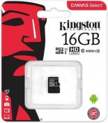 Карта пам'яті Kingston Canvas Select Micro SDHC 16GB SDCS/16GBSP
