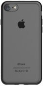 Чохол Devia for iPhone 7/8/SE - Glitter soft case Gun Black  (6952897992637	)