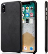 Чохол JISON for iPhone X /Xs Leather Case Black  (JS-IPX-05A10)